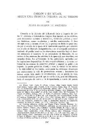 Carlos V en Milán, según una crónica inédita de su tiempo / por Juana Granados de Bagnasco | Biblioteca Virtual Miguel de Cervantes
