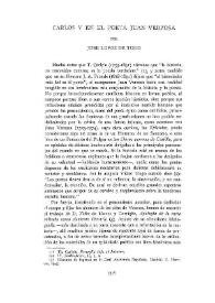 Carlos V en el poeta Juan Verzosa  / por José López de Toro | Biblioteca Virtual Miguel de Cervantes
