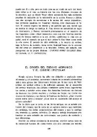 El origen del ensayo hispánico y el género epistolar
 / Pilar Concejo  | Biblioteca Virtual Miguel de Cervantes
