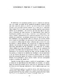 Conciencia poética y clarividencia / Gustavo Correa | Biblioteca Virtual Miguel de Cervantes