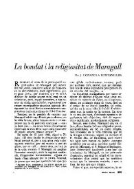 La bondad i la religiositat de Maragall / per Josep Conangla i Fontanilles | Biblioteca Virtual Miguel de Cervantes
