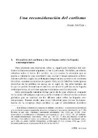 Una reconsideración del carlismo / Jesús Millán | Biblioteca Virtual Miguel de Cervantes