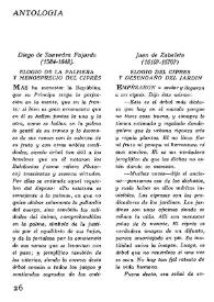 Diego de Saavedra Fajardo, "Elogio de la palmera y menosprecio del ciprés" / Mariano Baquero Goyanes | Biblioteca Virtual Miguel de Cervantes
