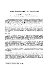 Autoras peruanas en España: relaciones culturales / María del Carmen Simón Palmer | Biblioteca Virtual Miguel de Cervantes