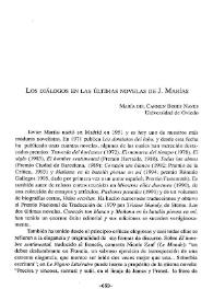 Los diálogos en las últimas novelas de J. Marías / María del Carmen Bobes Naves | Biblioteca Virtual Miguel de Cervantes