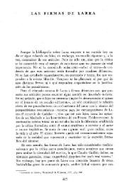 Las firmas de Larra / Ermitas Penas Varela | Biblioteca Virtual Miguel de Cervantes
