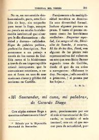 "Mi Santander, mi cuna, mi palabra", de Gerardo Diego / L. de L. | Biblioteca Virtual Miguel de Cervantes