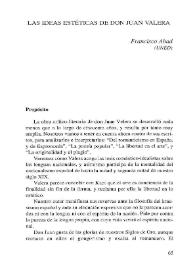 Las ideas estéticas de Don Juan Valera / Francisco Abad | Biblioteca Virtual Miguel de Cervantes