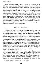 Cuadernos Hispanoamericanos, núm. 138 (junio 1961). Crónica de poesía  / Fernando Quiñones | Biblioteca Virtual Miguel de Cervantes