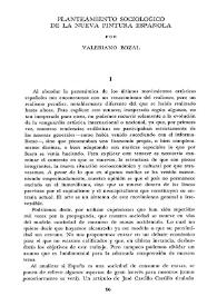 Planteamiento sociológico de la nueva pintura española / por Valeriano Bozal | Biblioteca Virtual Miguel de Cervantes