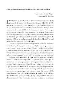 Concepción Gimeno y el ocio teatral madrileño en 1873 / Ana Isabel Simón-Alegre | Biblioteca Virtual Miguel de Cervantes