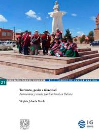 Territorio, poder e identidad. Autonomías y estado plurinacional en Bolivia  / Virginia Jabardo Pereda | Biblioteca Virtual Miguel de Cervantes