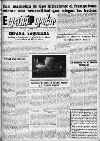 España popular : semanario al servicio del pueblo español. Año III, núm. 118, 22 de enero de 1943 | Biblioteca Virtual Miguel de Cervantes
