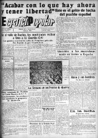 España popular : semanario al servicio del pueblo español. Año IV, núm. 141, 18 de junio de 1943 | Biblioteca Virtual Miguel de Cervantes