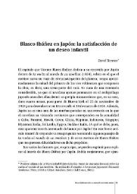 Blasco Ibáñez en Japón: la satisfacción de un deseo infantil  / David Taranco | Biblioteca Virtual Miguel de Cervantes