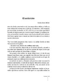 El anticristo  / Vicente Blasco Ibáñez | Biblioteca Virtual Miguel de Cervantes