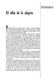 El alba de la alegría   / Francisco Umbral   | Biblioteca Virtual Miguel de Cervantes