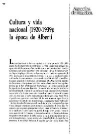 Cultura y vida nacional (1920-1939): la época de Alberti / José Carlos Mainer     | Biblioteca Virtual Miguel de Cervantes