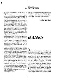 El adefesio   / Carlos Álvarez | Biblioteca Virtual Miguel de Cervantes