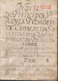 Papeles varios políticos relativos a los siglos XVI-XVII  | Biblioteca Virtual Miguel de Cervantes