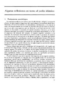 Algunas reflexiones en torno al jardín islámico   / Emilio de Santiago Simón | Biblioteca Virtual Miguel de Cervantes