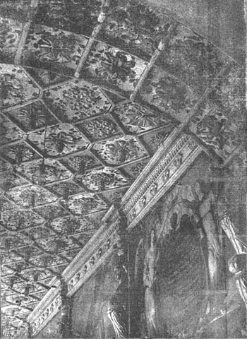 Convento de San Agustín.- Artesonado de la galería inferior del claustro principal