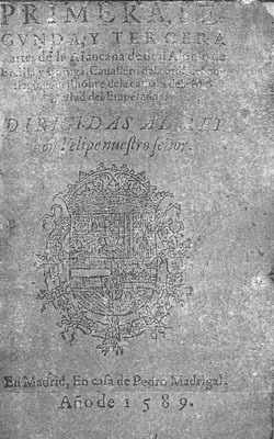 La Araucana, 1589
