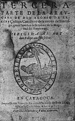 La Araucana, Tercera Parte, 1590