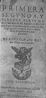 La Araucana,  1596