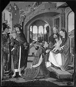 Francesc d'Osona: Epifania, Londres, Victoria
and Albert Museum, c. 1505.