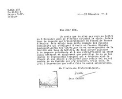 Documentos n.º 7 y 8: cartas de Jean
Cassou a Max Aub. (Continuación)
