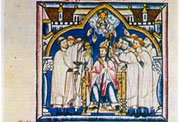 Alfonso X el Sabio. «Primera Partida», folio 96v, según el manuscrito ADD. 20.787 del British Museum.