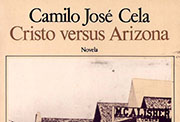 Cubierta de «Cristo versus Arizona». Seix Barral, Barcelona, 1988 (Fuente: Fundación Pública Gallega Camilo José Cela).