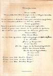 Manuscrito del Nocturno «Una noche» (1892)