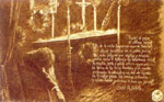 «Nocturno I, de J. A. Silva» (Tarjeta postal Ariza, dibujo Moreno Otero, c. 1910)