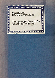 Portada d'«Els jeroglífics i la pedra de Rosetta» (1976).