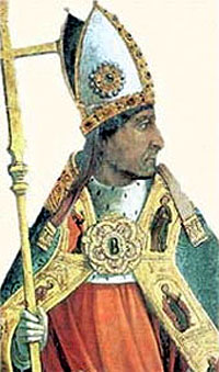 Retrato del cardenal Cisneros (1436-1517), por Juan de Borgoña, en la sala capitular de la Catedral primada.