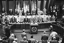 España formalizó su petición de adhesión al Consejo de la Comunidad Económica Europea el 9 de febrero de 1962.