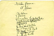 Imagen del manuscrito «Viñetas flamencas» del «Poema del cante jondo», noviembre de 1921. Colección Fundación Federico García Lorca.