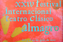 Cartel del XXIV Festival Internacional de Teatro Clásico de Almagro.