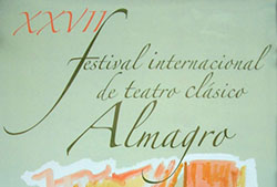 Cartel del XXVII Festival Internacional de Teatro Clásico de Almagro.
