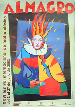Cartel del XXVI Festival Internacional de Teatro Clásico de Almagro.