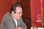 Ferrán Gallego. Premio Internacional de Ensayo Caballero Bonald 2007 por la obra «Todos los hombres del Führer», publicada por Debate. Foto: Fundación Caballero Bonald.