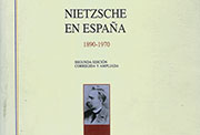 Portada de «Nietzsche en España» (Madrid, Gredos, 2004).