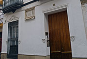 Casa natal de Gustavo Adolfo Bécquer en Sevilla (calle del Conde de Barajas).