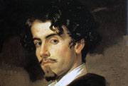 Gustavo Adolfo Bécquer. Retrato de Valeriano Domínguez Bécquer. Museo de Bellas Artes de Sevilla.
