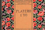 Cubierta de la primera edición de «Platero y yo».
