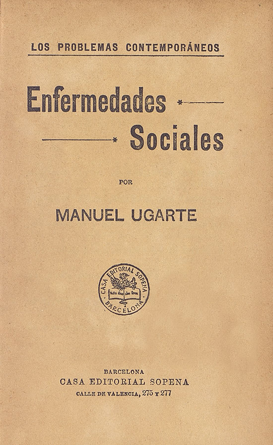 Enfermedades sociales (1906, portada) - Manuel Ugarte