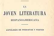Portada de «La joven literatura hispanoamericana». París: Armand Colin, 1906