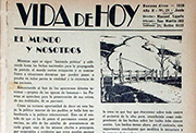 Primera página de «Vida de Hoy», Buenos Aires, n.º 21 (junio de 1938)